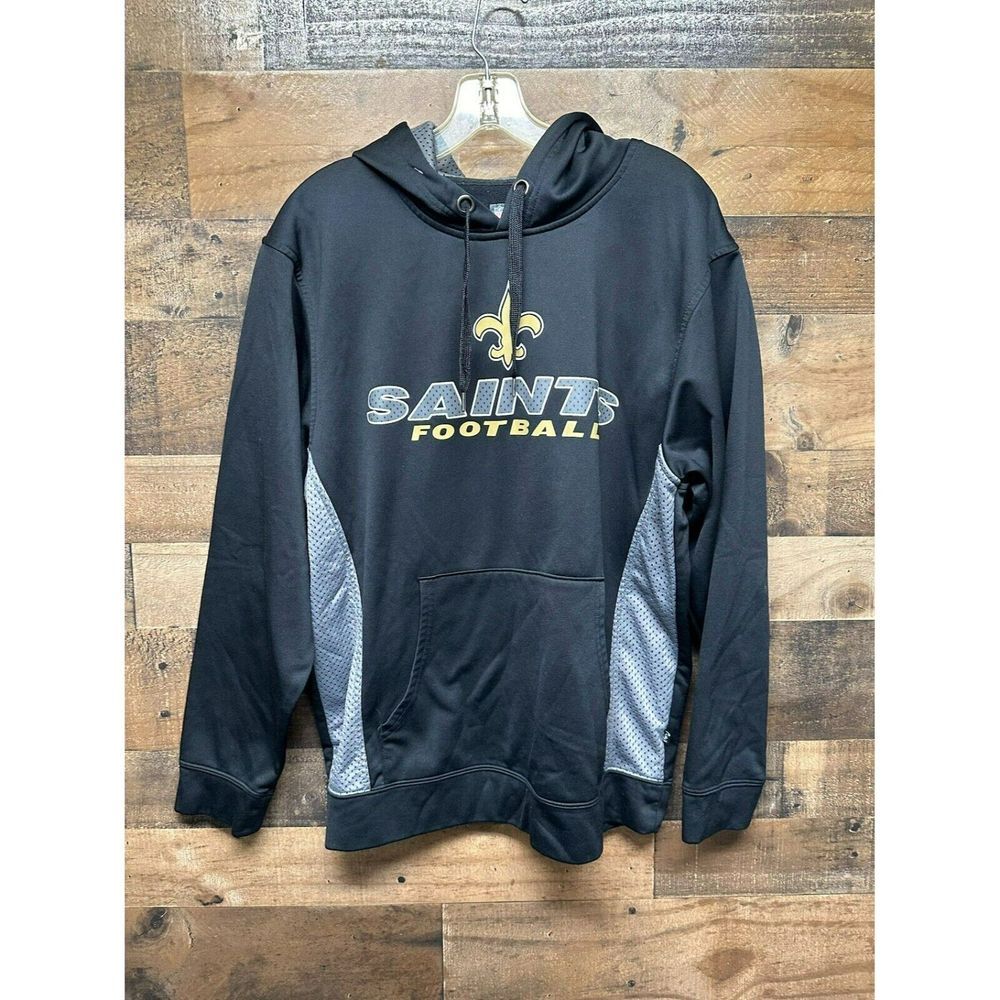 NFL Team Apparel Women's New Orleans Saints Hoodie Size Medium